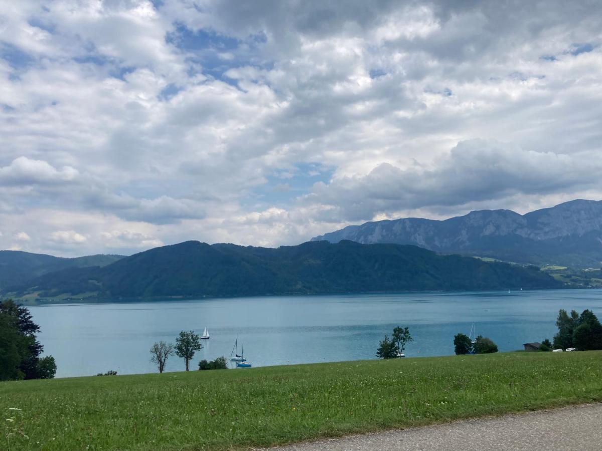 Seepension Neubacher Kg Apartman Nussdorf am Attersee Kültér fotó