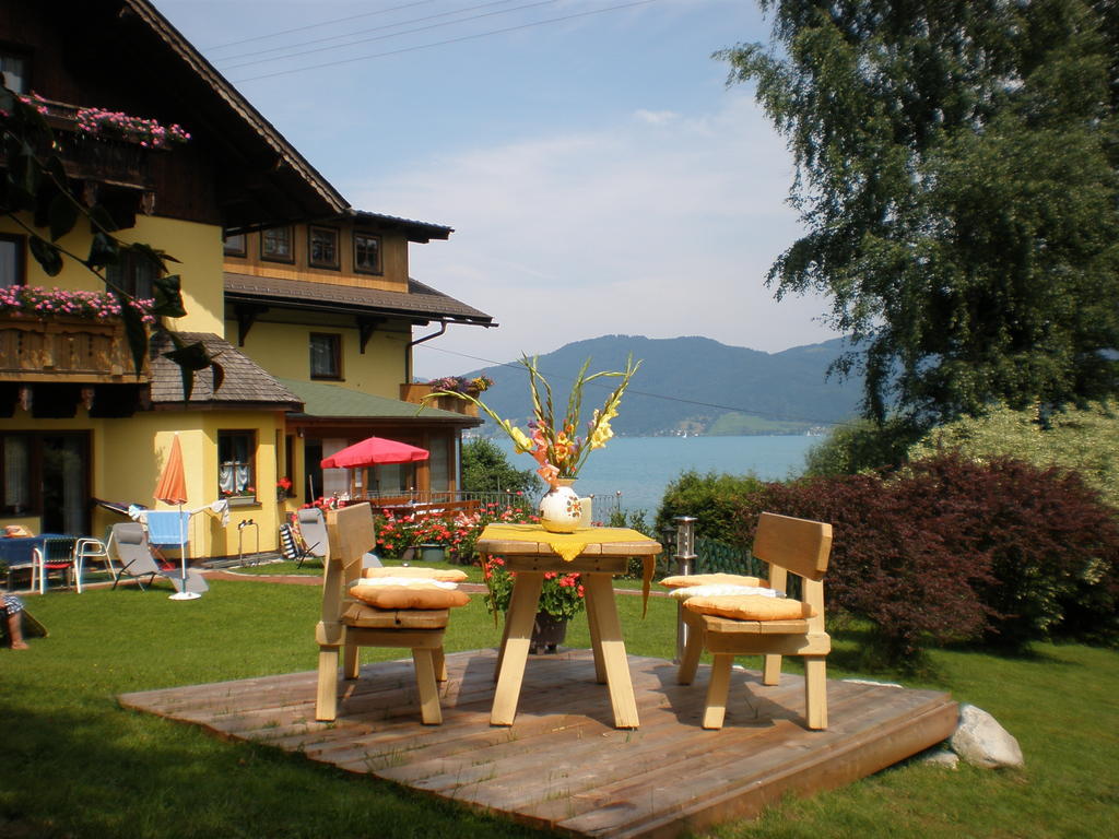 Seepension Neubacher Kg Apartman Nussdorf am Attersee Kültér fotó